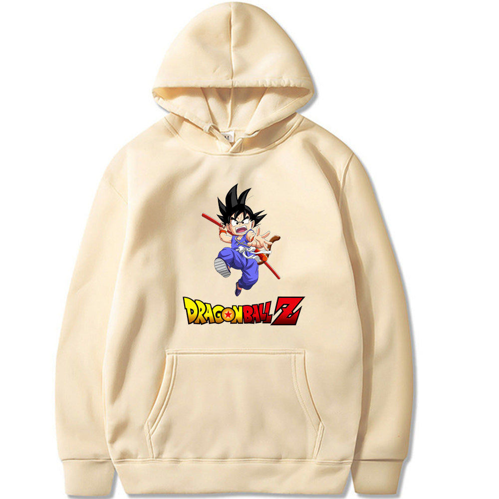 Dragon Ball Logo Printed Hooded Sweatshirt Hoodie