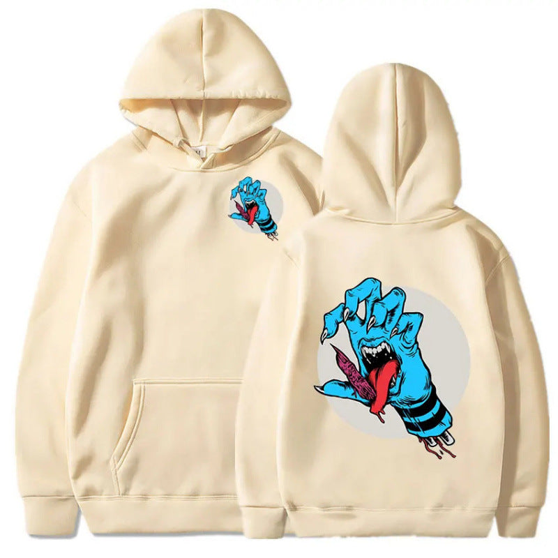 Spring Anime Jujutsu Kaisen Two-Faced Sukuna Printed Hooded Sweatshirt Unisex Long Sleeve Casual Jacket Top