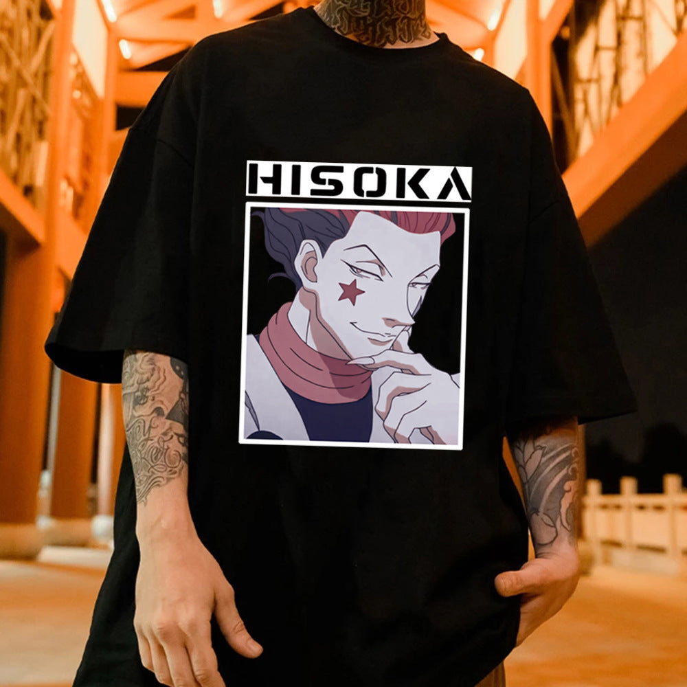 Short Sleeve Shirt Hunter x Hunter Hisoka Print Fullmetal Alchemist T-Shirt