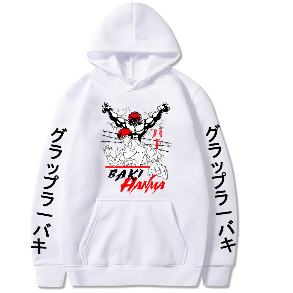 Hanma Baki Hanma Yujiro Loose Hooded Sweatshirt