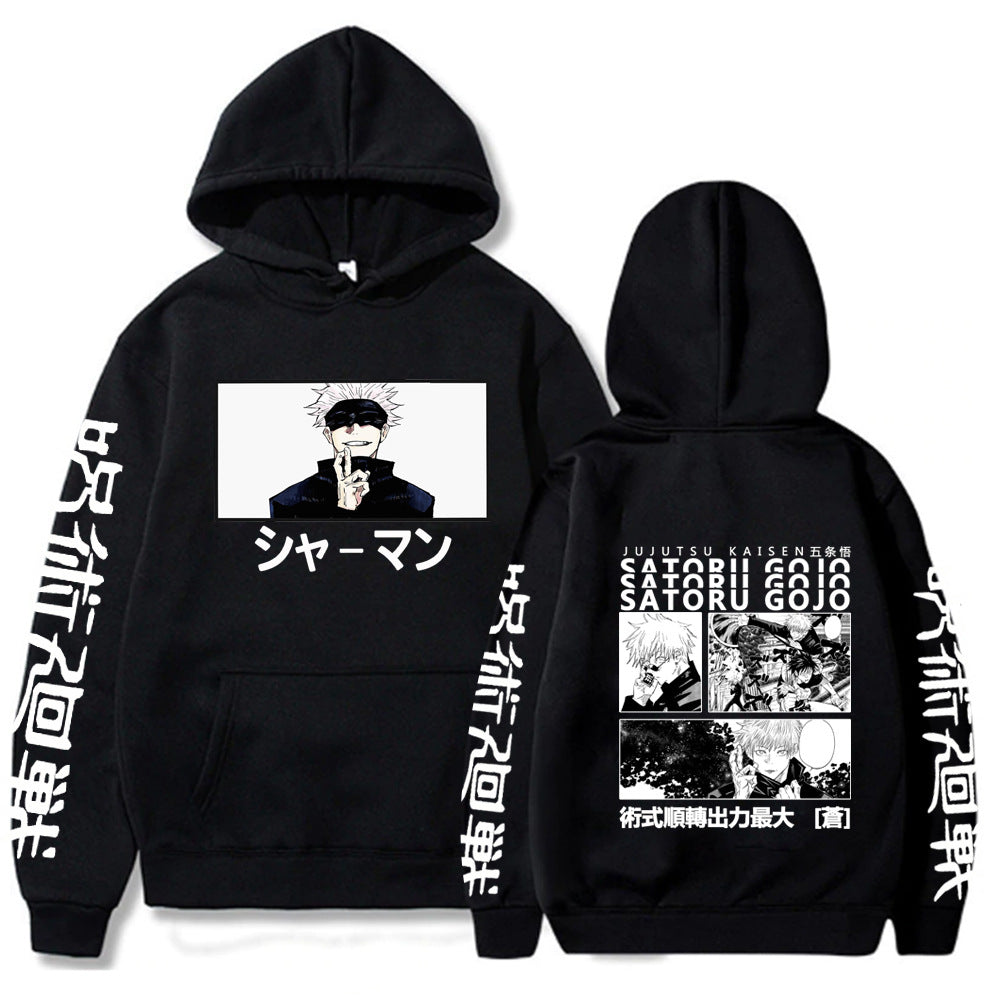 Jujutsu Kaisen Gojo Satoru Printed Hoodie Hooded Sweatshirt