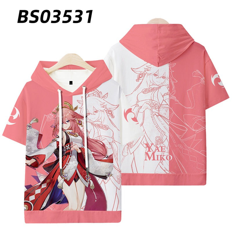 Genshin Impact Yae Kamiko short-sleeved T-shirt