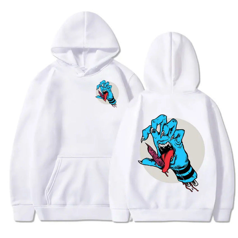 Spring Anime Jujutsu Kaisen Two-Faced Sukuna Printed Hooded Sweatshirt Unisex Long Sleeve Casual Jacket Top