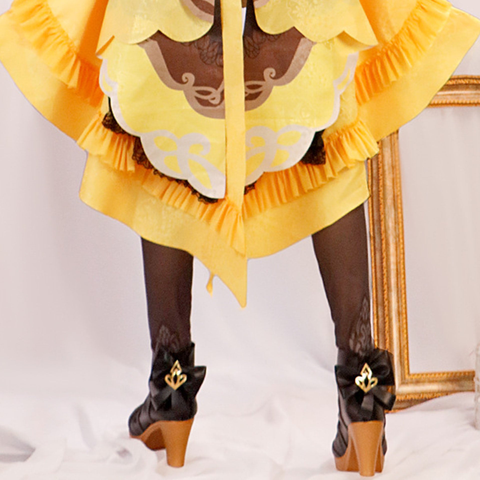 Genshin Impact Fengdan Navia Cos suit, full set of Navia cosplay clothes, matching shoes