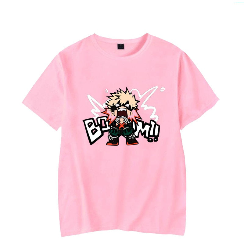 My Hero Academia Short Sleeve BAKUGOU Polo Shirt Loose T-Shirt