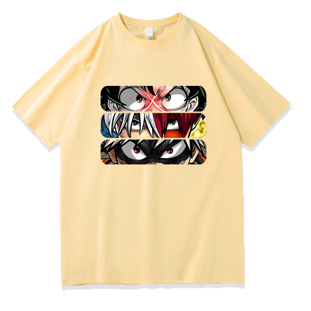 My Hero Academia Printed Short Sleeve T-Shirt