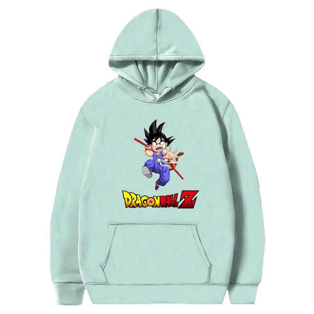 Dragon Ball Logo Printed Hooded Sweatshirt Hoodie
