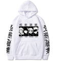 Jujutsu Kaisen Gojo Satoru Winter Fleece-lined Hooded Sweatshirt