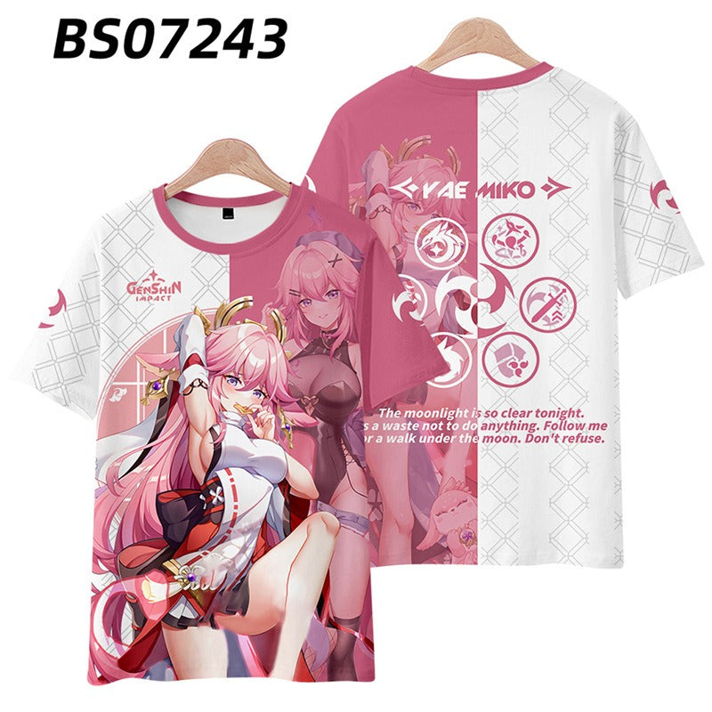 Genshin Impact Yae Kamiko short-sleeved T-shirt