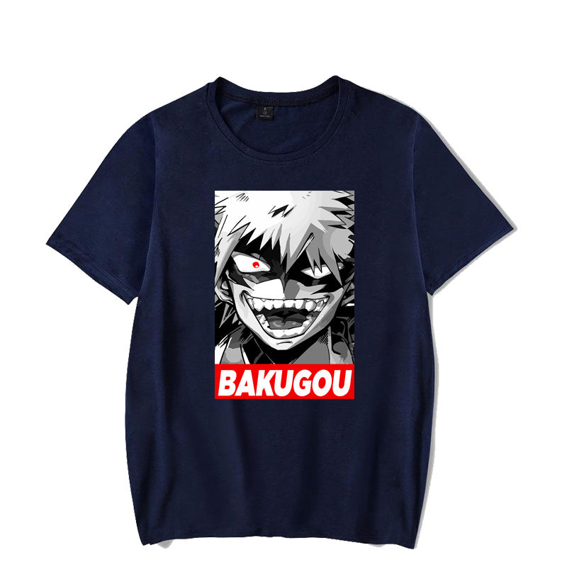 My Hero Academia Short Sleeve BAKUGOU Polo Shirt Loose T-Shirt
