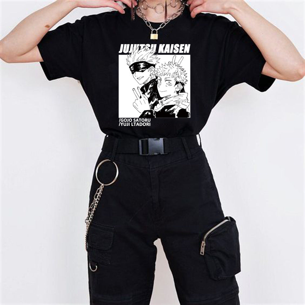 Jujutsu Kaisen Satoru Gojo Printed Loose Short Sleeve T-Shirt