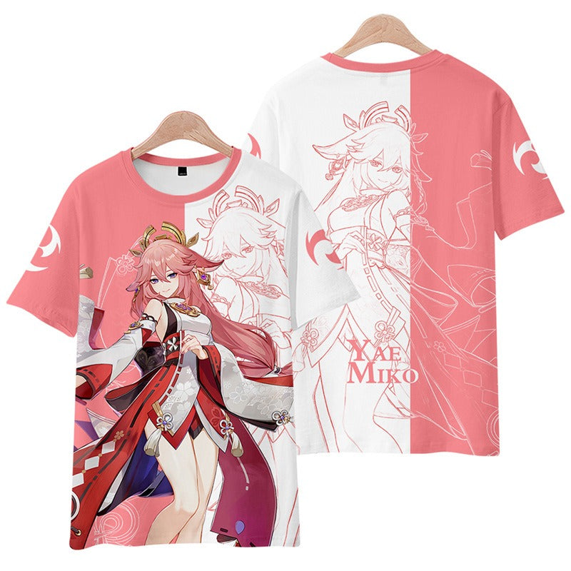 Genshin Impact Yae Kamiko short-sleeved T-shirt