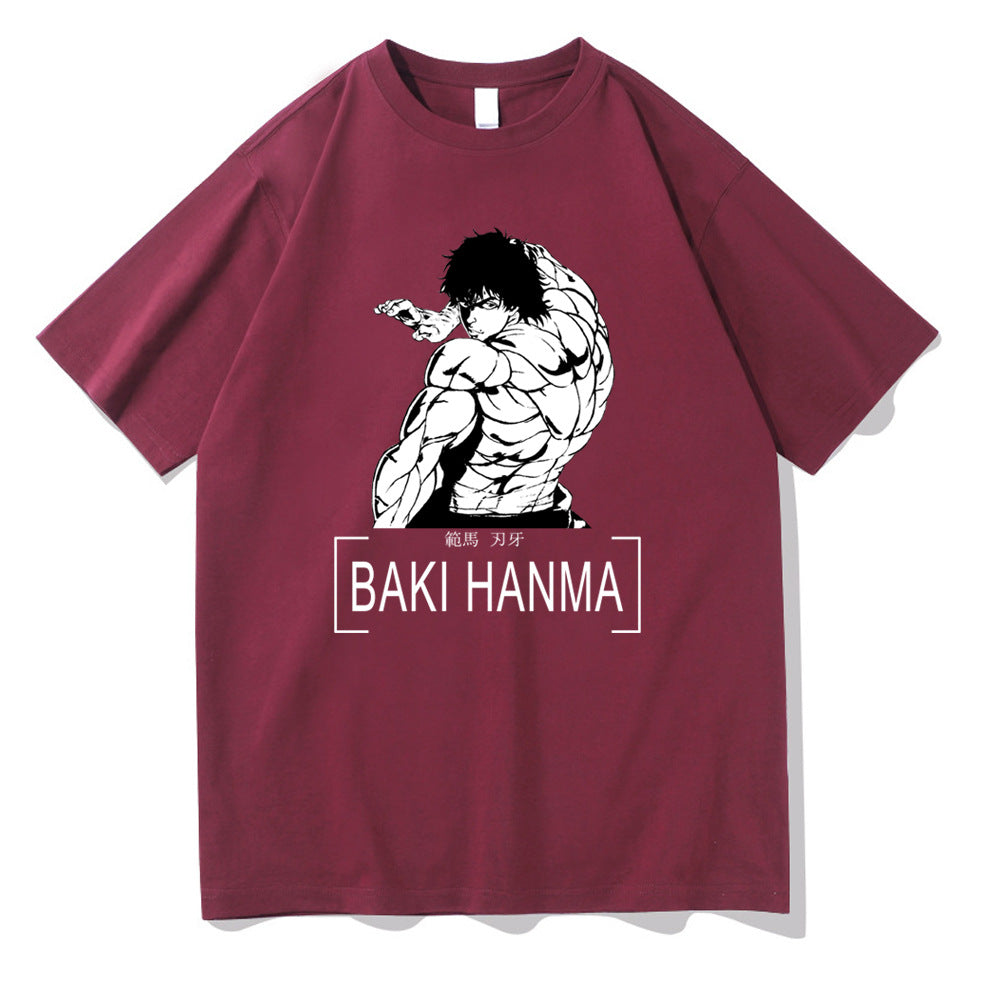 Hanma Baki The Grappler Printed Short Sleeve T-Shirt