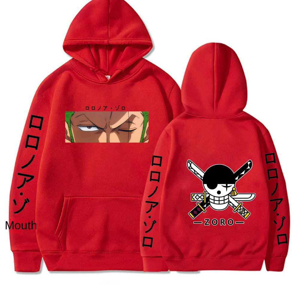 One Piece Luffy Printed Hoodie