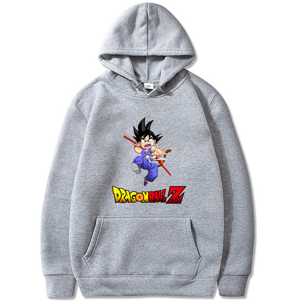 Dragon Ball Logo Printed Hooded Sweatshirt Hoodie