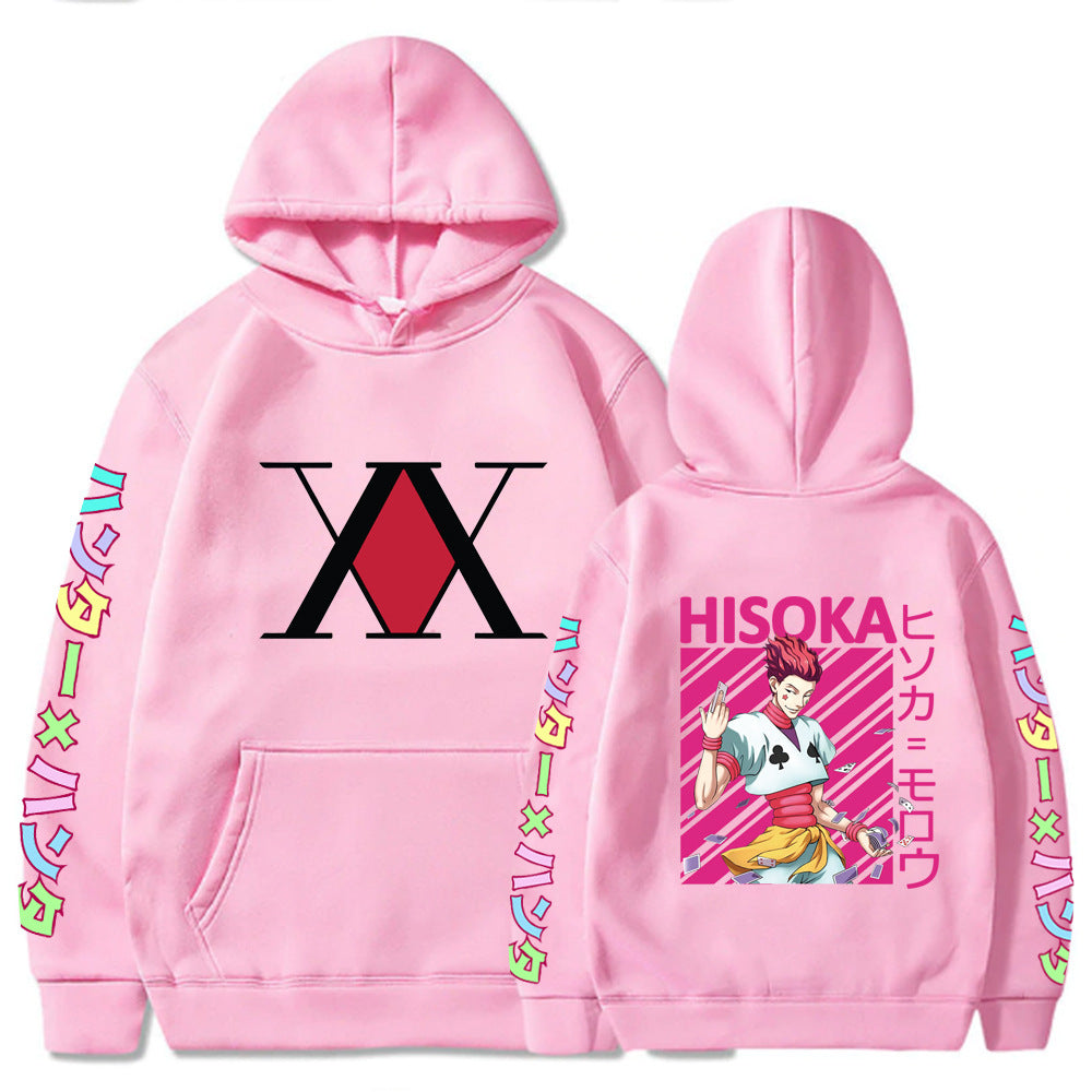 Hunter x Hunter Hisoka Printed Hooded Sweatshirt