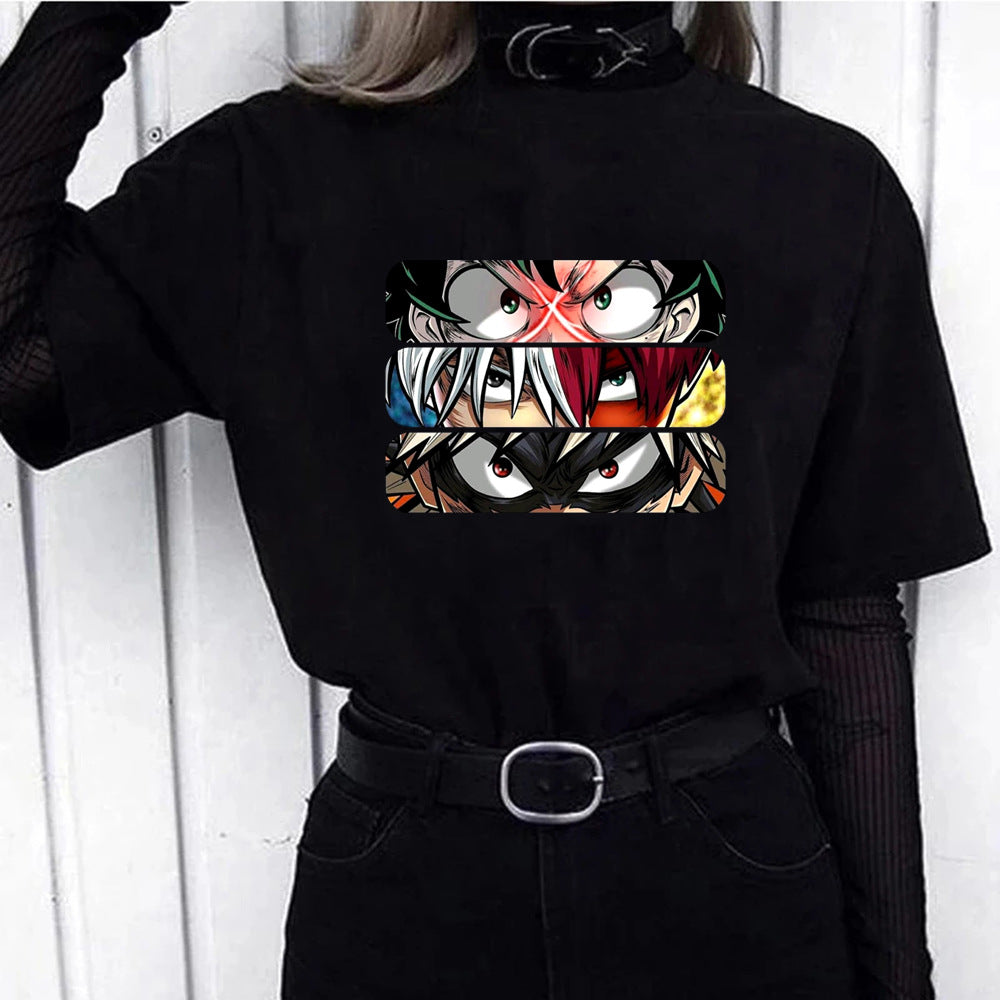 My Hero Academia Printed Short Sleeve T-Shirt