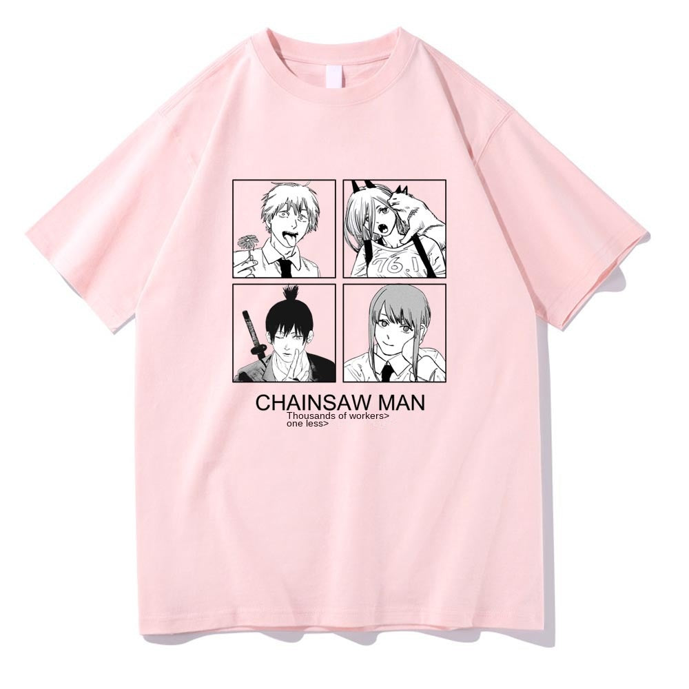 Chainsaw Man Makima Printed Short Sleeve T-Shirt