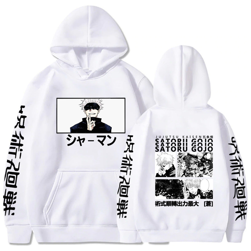 Jujutsu Kaisen Gojo Satoru Printed Hoodie Hooded Sweatshirt