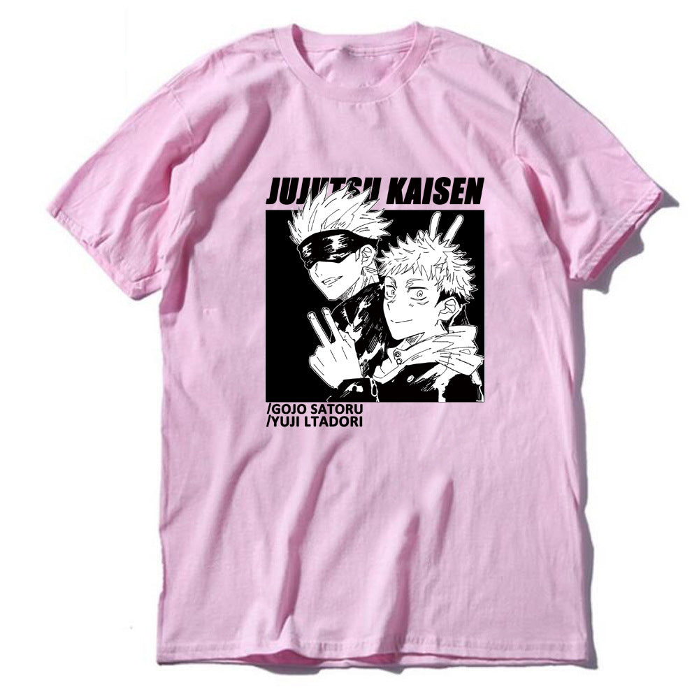 Jujutsu Kaisen Satoru Gojo Printed Loose Short Sleeve T-Shirt