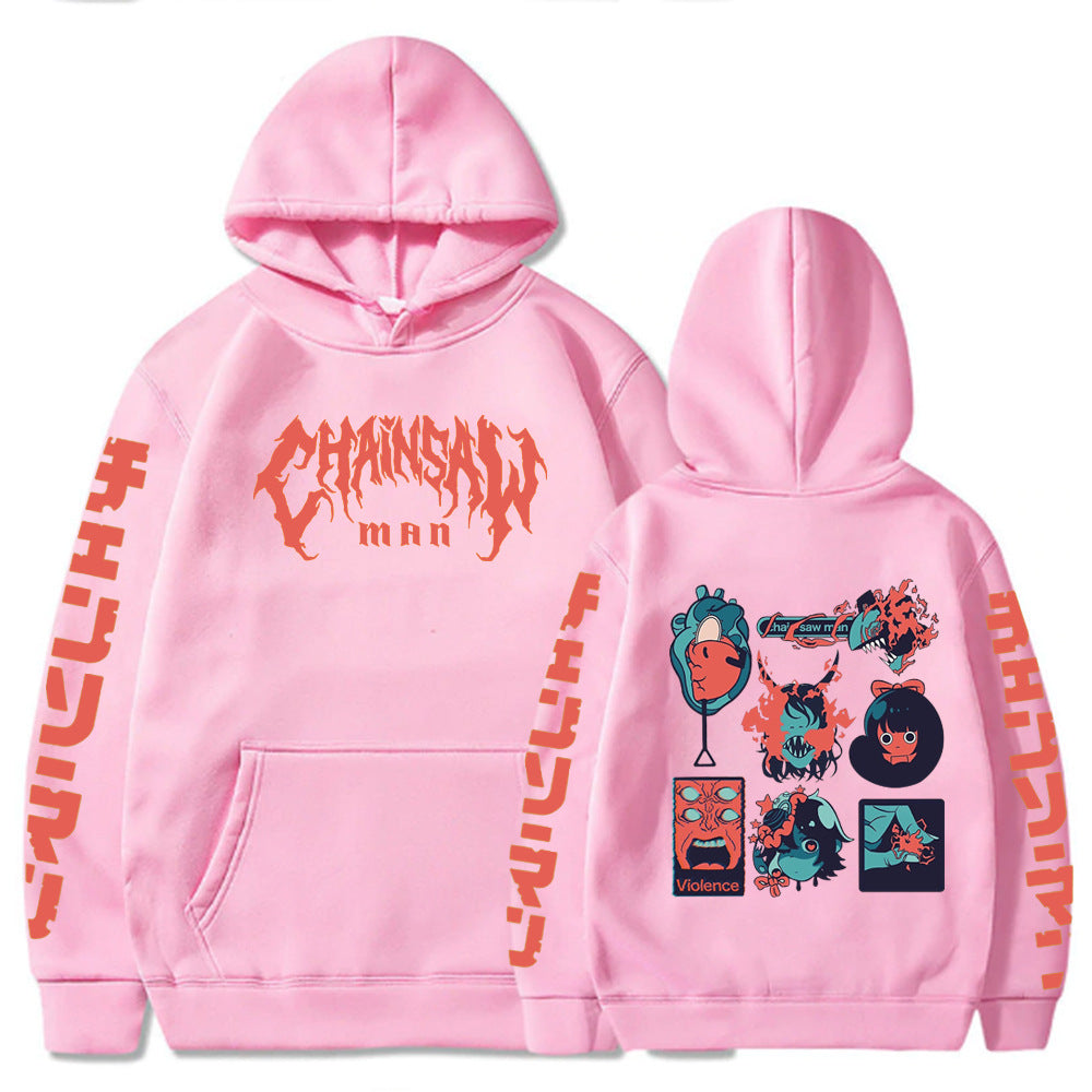 Chainsaw Man Printed Hooded