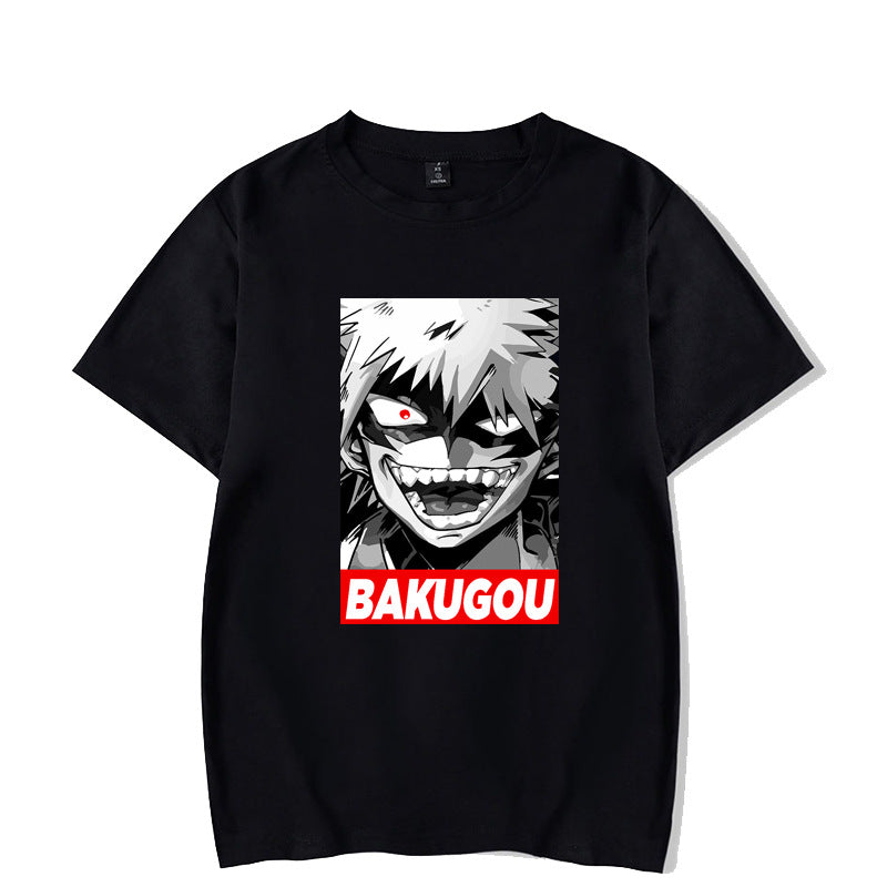 My Hero Academia Short Sleeve BAKUGOU Polo Shirt Loose T-Shirt