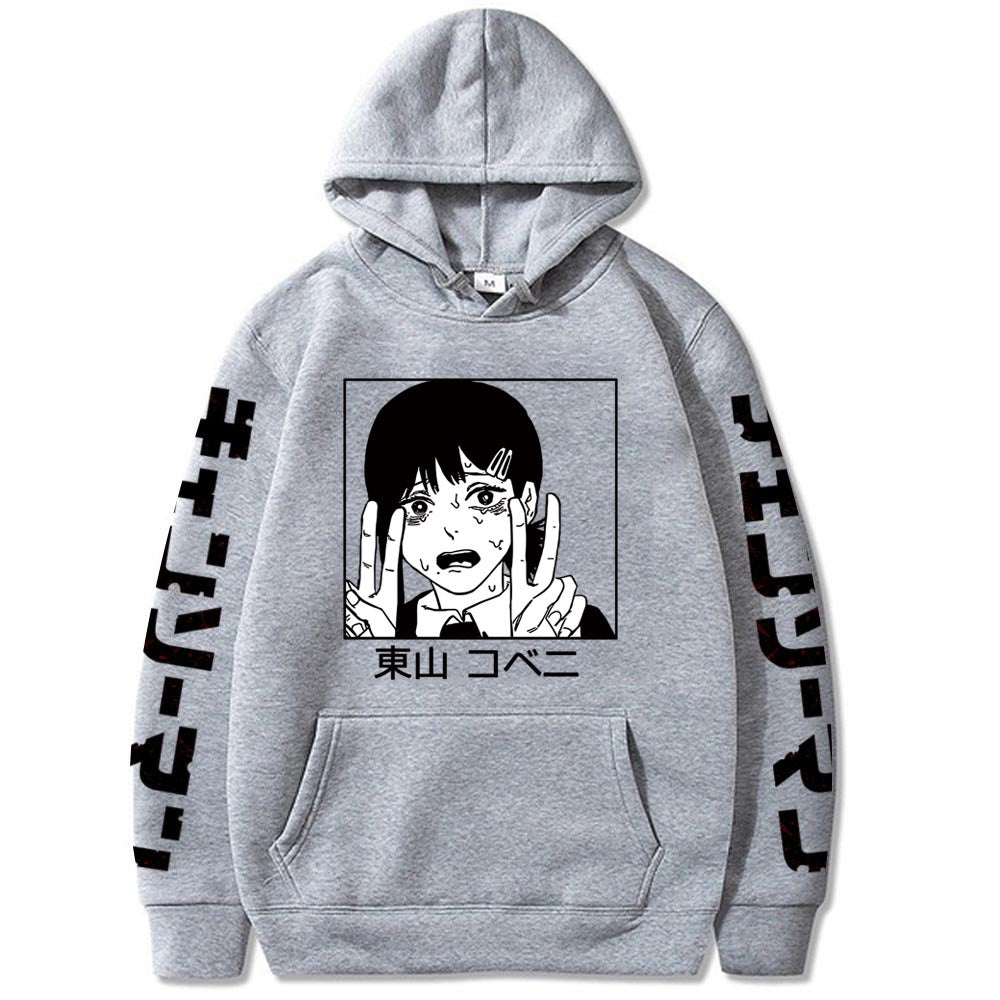 Chainsaw Man Printed Fleece Hoodie