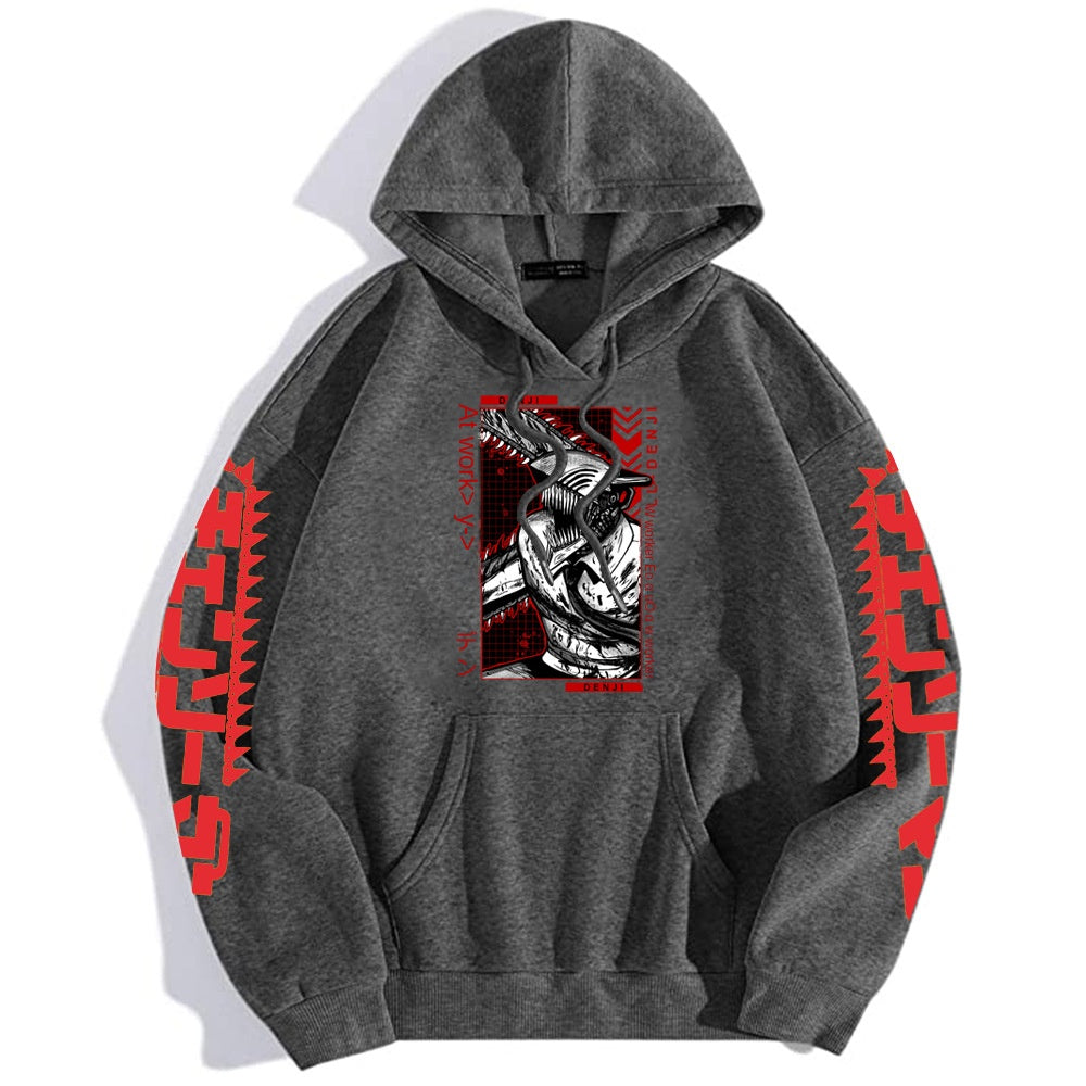 Chainsaw Man Denji Pochita Hoodie Sweatshirt